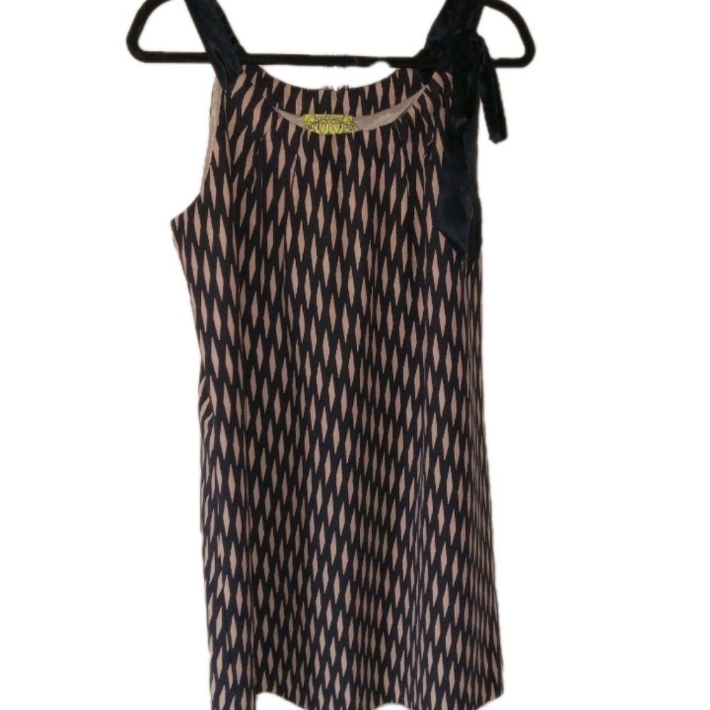 Anthropologie Floreat Textured Silk Lined Dress Large - Picture 6 of 10